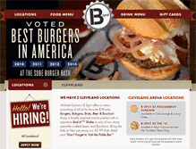 Tablet Screenshot of bspotburgers.com